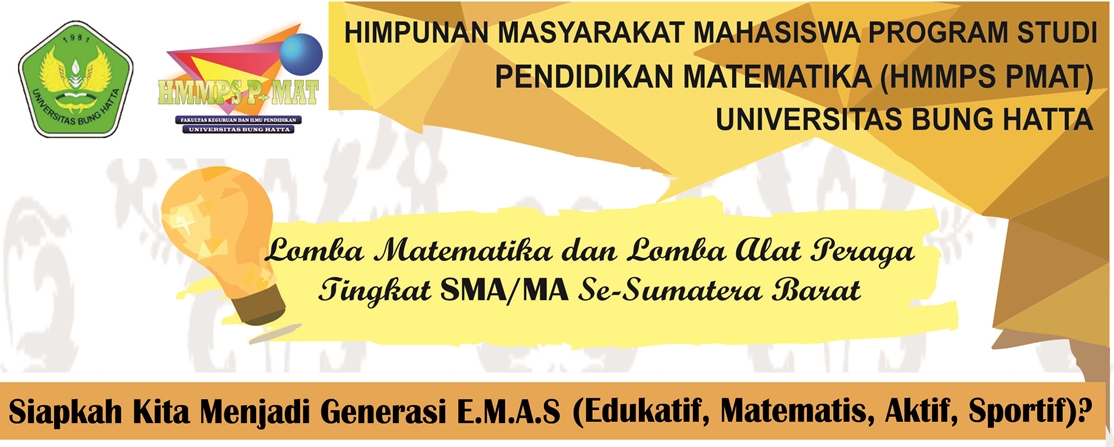Lomba Matematika dan Alat Peraga Tingkat SMA/sederajat se-Sumatera Barat