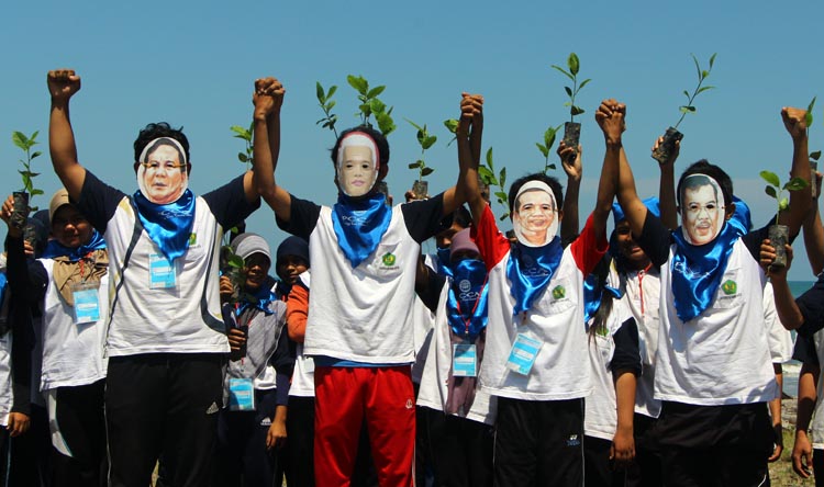 Tanam Pohon, Pesan Untuk pasangan capres-cawapres