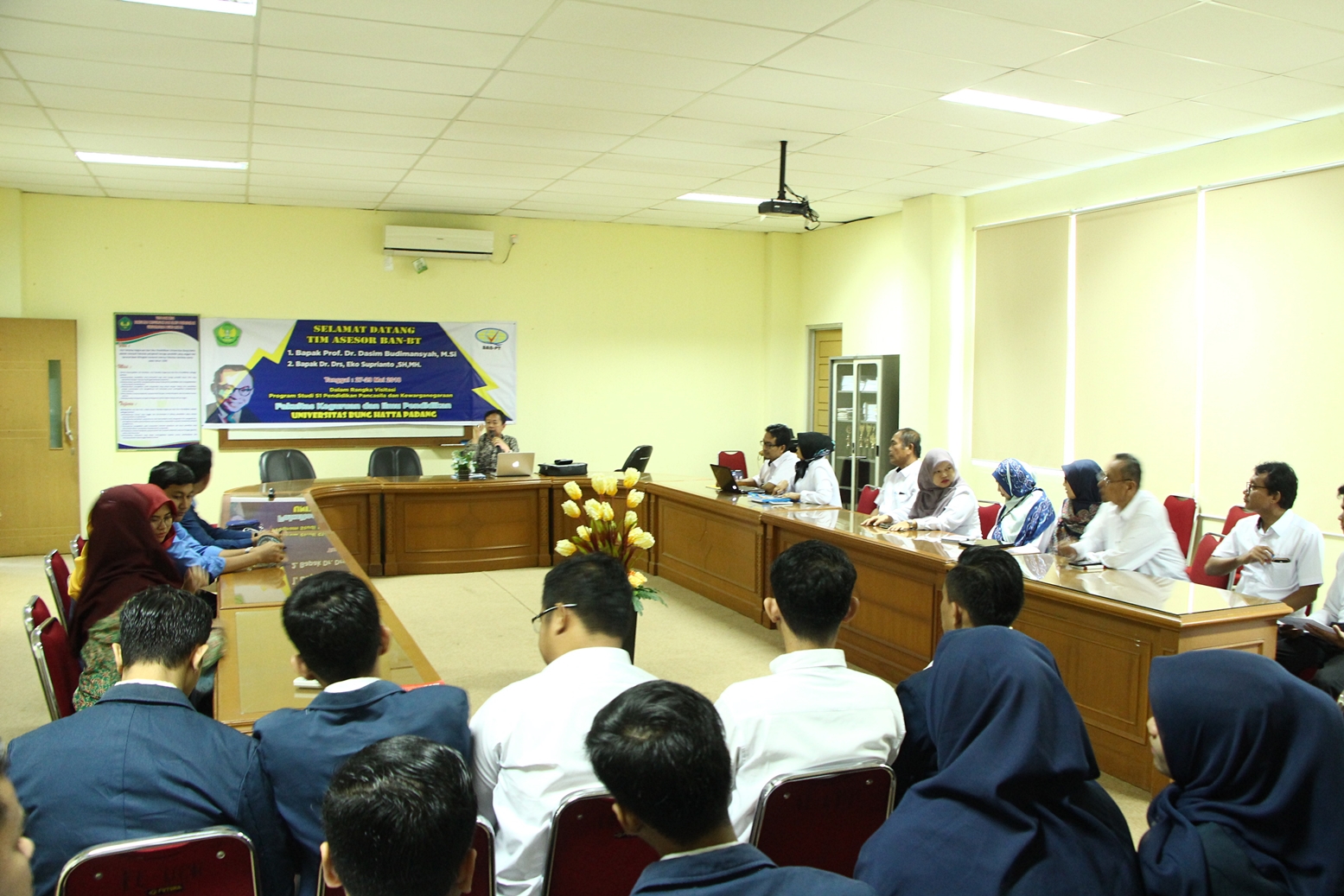 Asesmen Lapangan Asesor BAN-PT ke Jurusan PPKN Universitas Bung Hatta