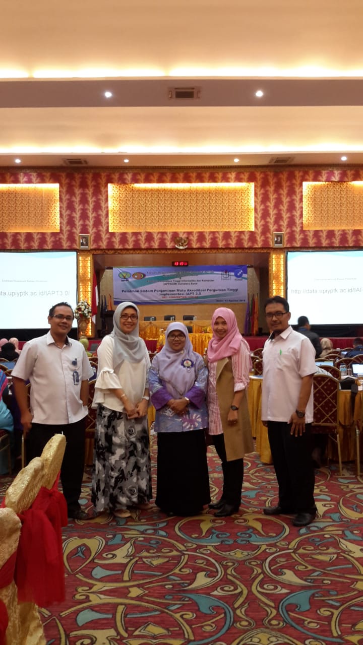 Badan Penjaminan Mutu dan Prodi PTIK Univ. Bung Hatta ikuti Pelatihan Sistem Penjaminan Mutu
