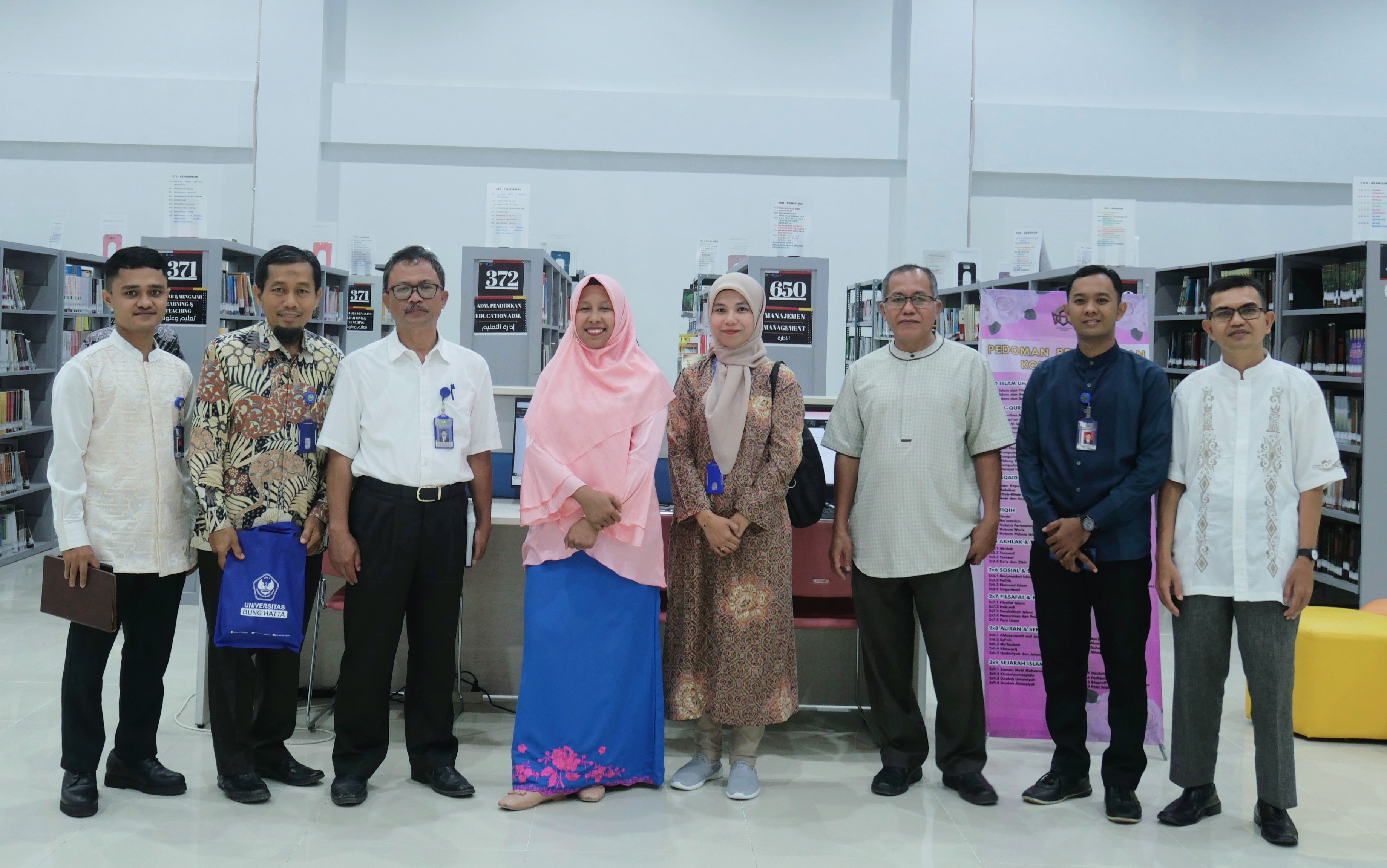 Menuju Akreditasi Perpustakaan, UPT Perpustakaan UBH Jalin Kerjasama dengan UPT Perpustakaan UIN Imam Bonjol Padang