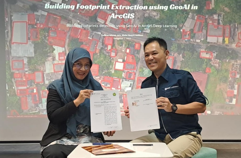 Perluas Mitra Kerjasama, Program Studi Perencanaan Wilayah dan Kota-FTSP, Jalin Kerjasama dengan PT.ESRI