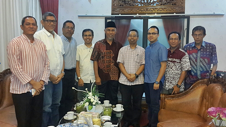 Walikota Padang Tertarik dengan Teknik Ekonomi Konstruski Universitas Bung Hatta