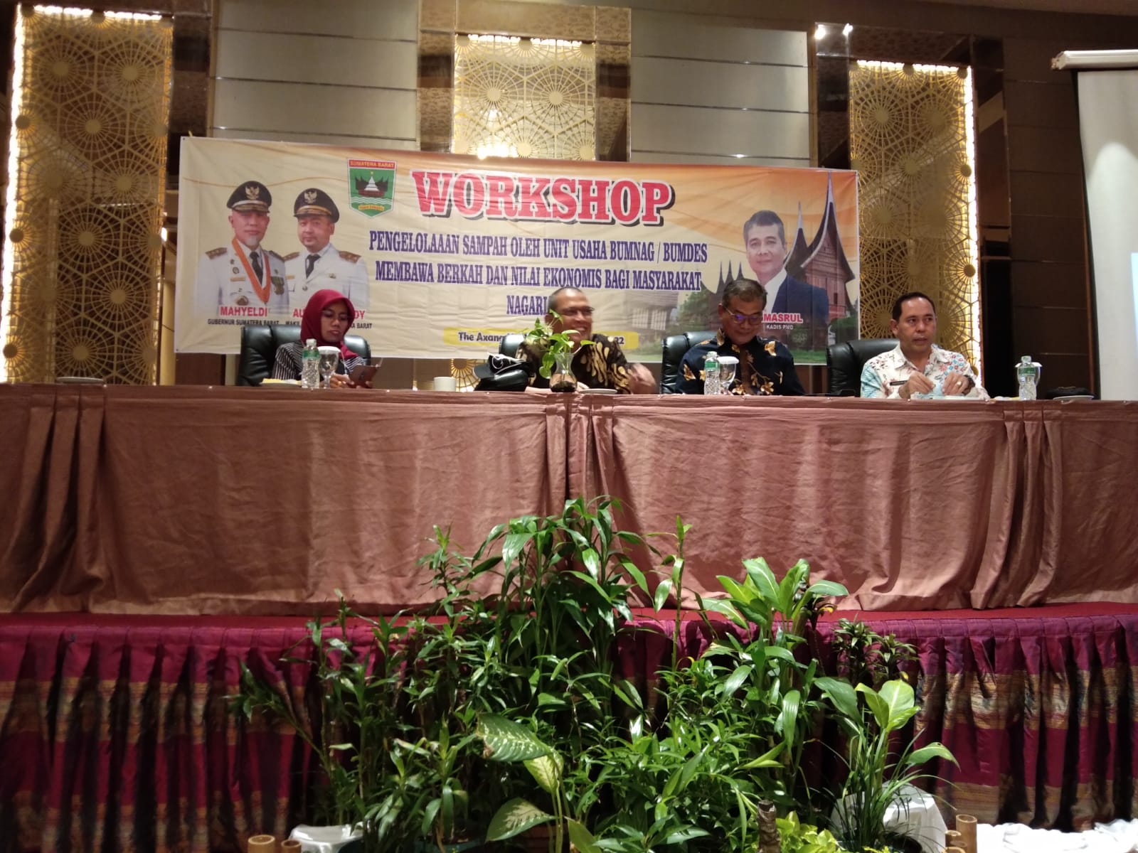 Universitas Bung Hatta bersama Dinas DPMD Sumbar Gelar Workshop Pengelolaan Sampah Bumnag dan Bumdes se-Sumbar