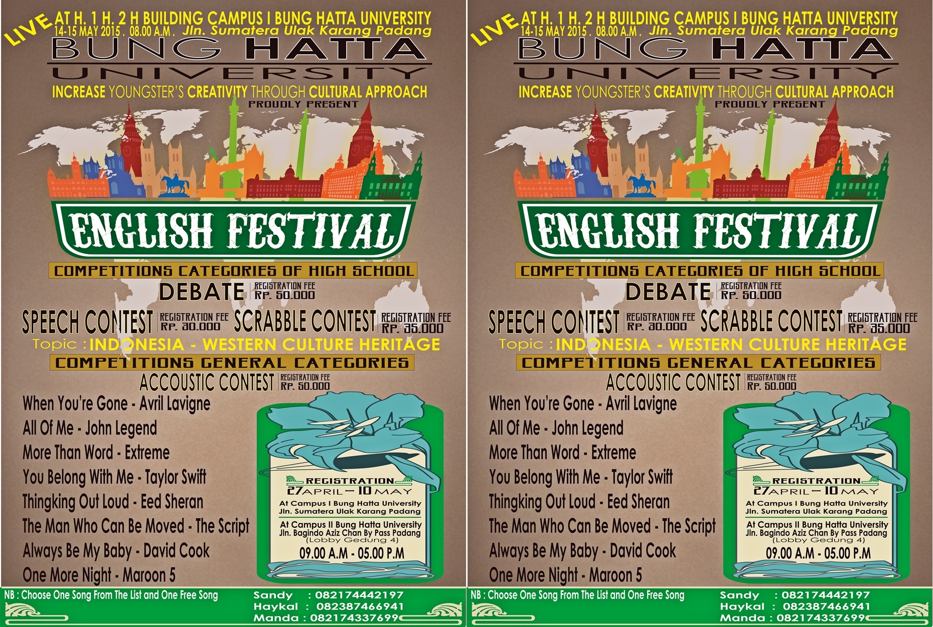 English Festival (E-Fast) Sastra Inggris Universitas Bung Hatta