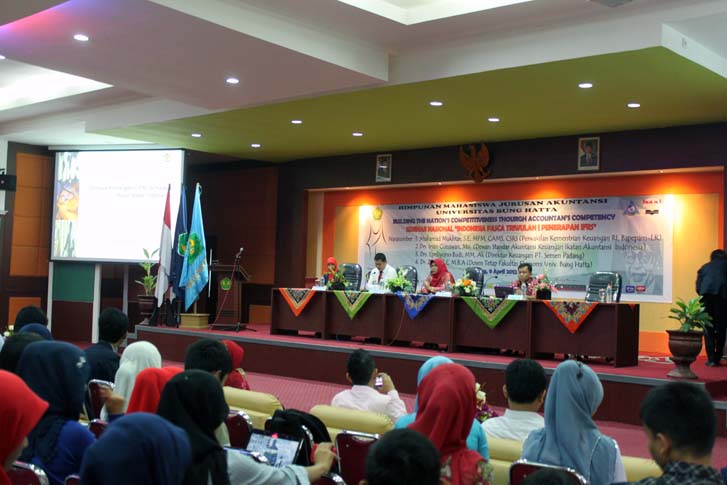 HIMA Akuntansi FE-UBH Gelar Seminar Nasioanal  Akuntansi