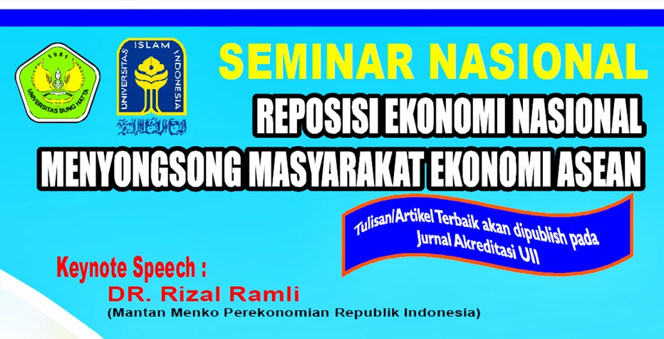 FE UBH dan FE UII Yogya Angkat Seminar Nasional Reposisi Ekonomi