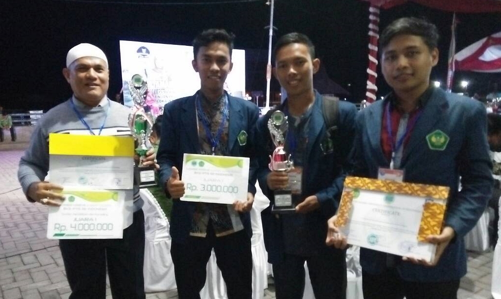 Mahasiswa dan Dosen Universitas Bung Hatta Borong Juara Lomba Karya Tulis Ilmiah Nasional di Palangkaraya