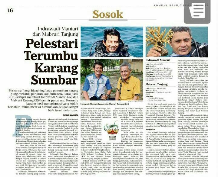 Pelestari Terumbu Karang Sumbar