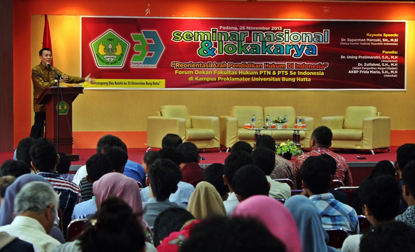 Suparman Marzuki, Ketua Komisi Yudisial RI: Kurikulum Pendidikan Hukum Harus Berbasis Kemahairan