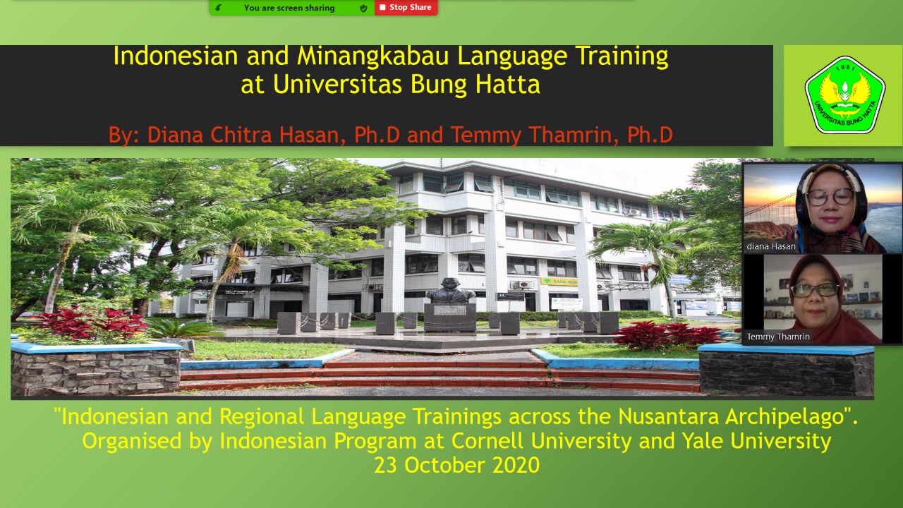 Dua Dosen Program Studi Sastra Inggris Universitas Bung Hatta Diundang oleh Cornell dan Yale University, Amerika Serikat