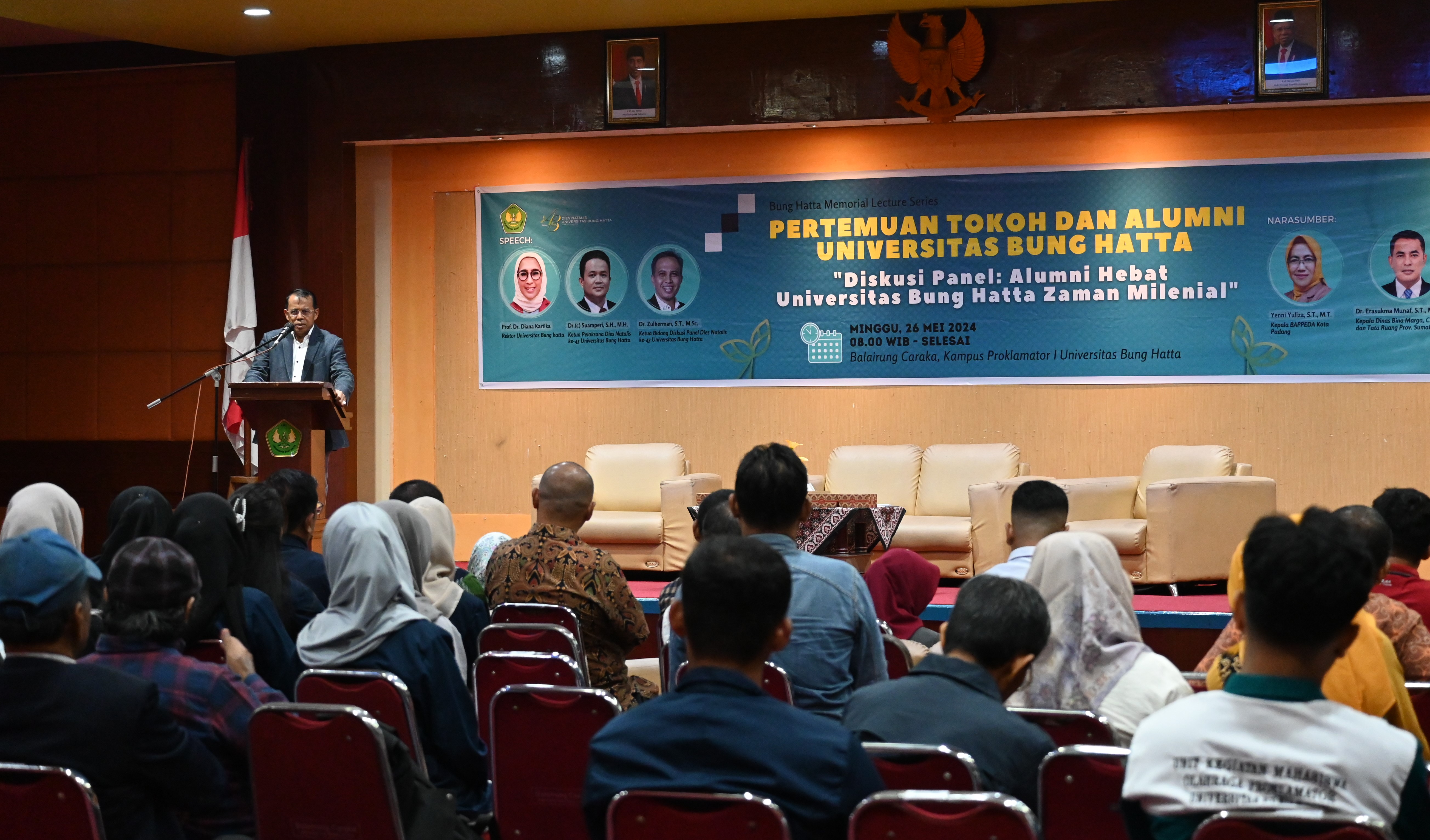 Ketua Badan Pembina Yayasan Pendidikan Bung Hatta Prof. Ganefri : Alumni Adalah Wajah Almamater di Masyarakat