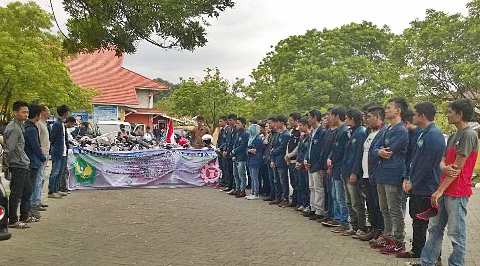 Mahasiswa Teknik Mesin UBH Gelar Bakti Sosial Lewat Touring Amal