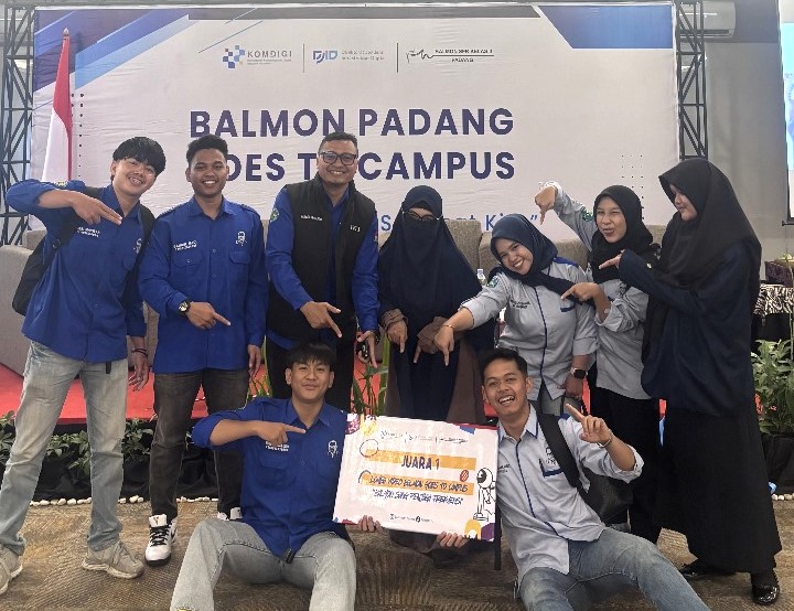Tim Mahasiswa TRKJ Universitas Bung Hatta Juara 1 Lomba Video "Balmon Sang Penjaga Frekuensi" dari Komdigi RI