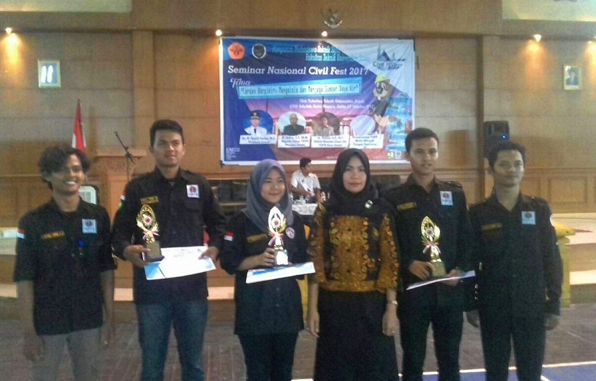 Mahasiswa Teknik Sipil Universitas Bung Hatta Raih 2 Prestasi Nasional