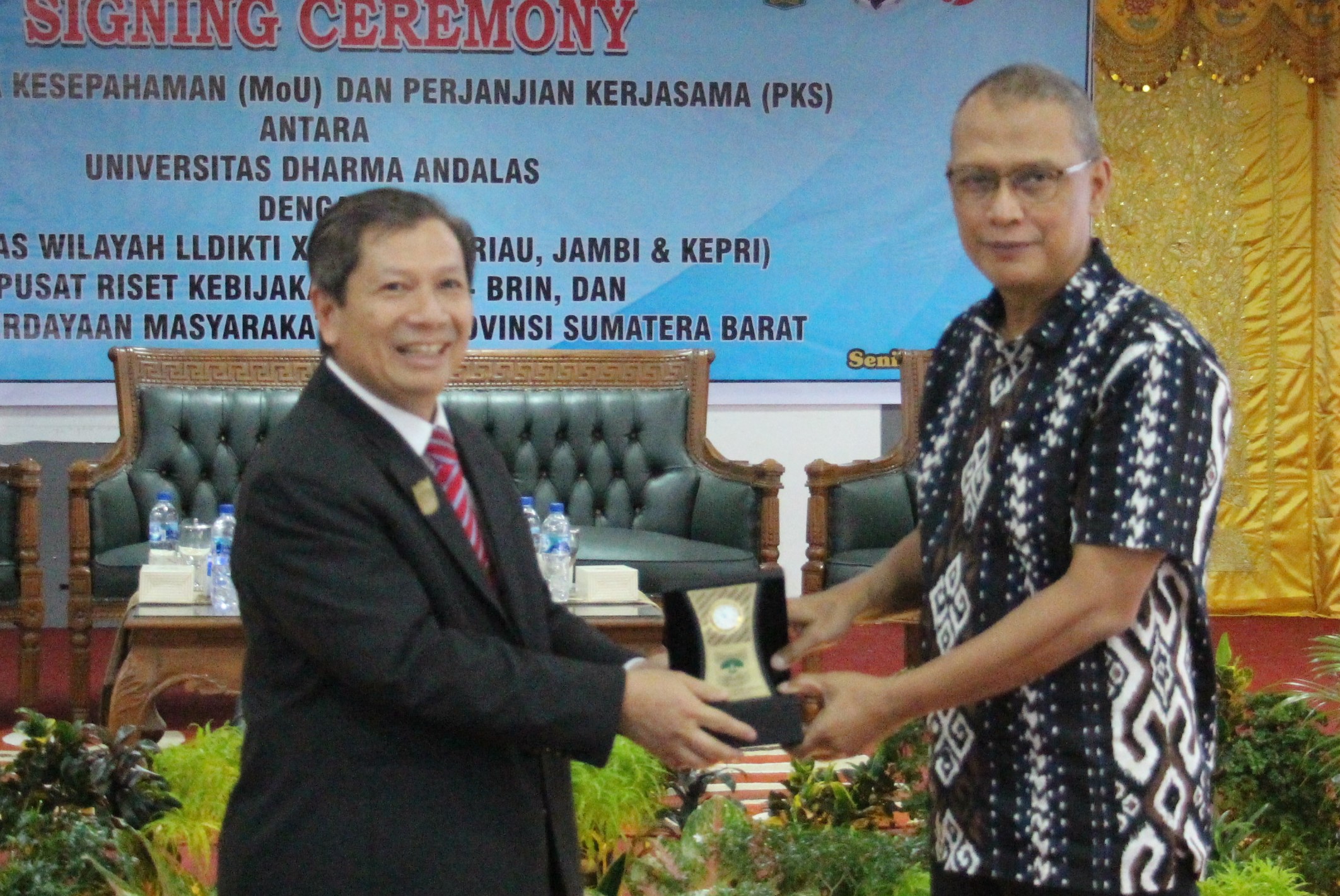 Unidha tandatangani naskah MoU dengan Universitas Bung Hatta