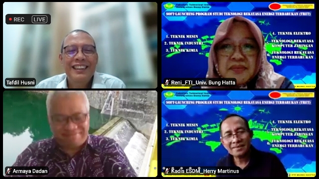 FTI Universitas Bung Hatta Launching Prodi Teknologi Rekayasa Energi Terbarukan