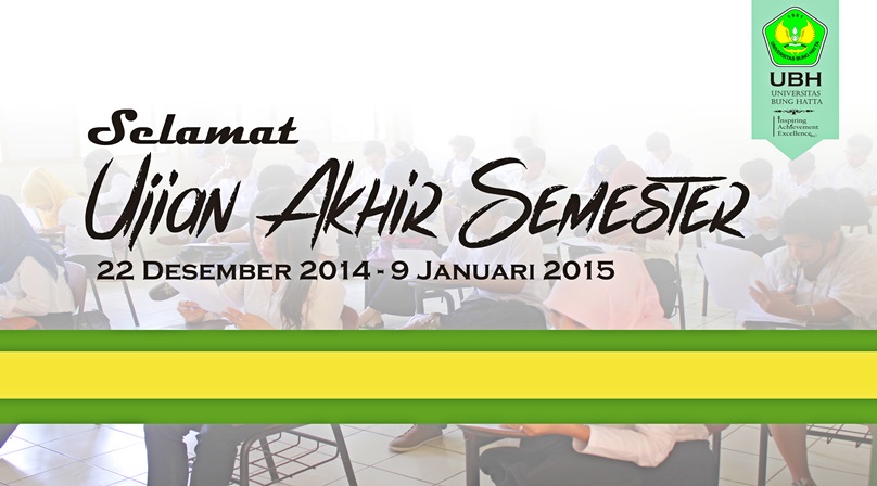 Ujian Akhir Semester Ganjil 2014/2015