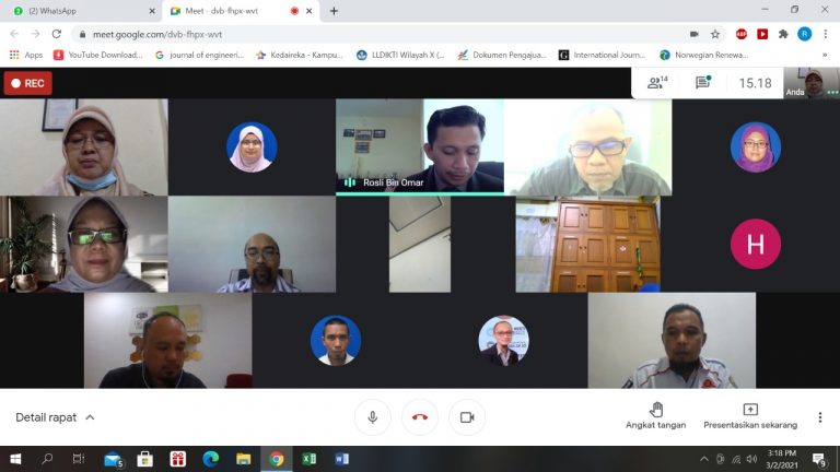 FTI Universitas Bung Hatta dan Kampus UTHM Malaysia Bahas Program Pertukaran Mahasiswa