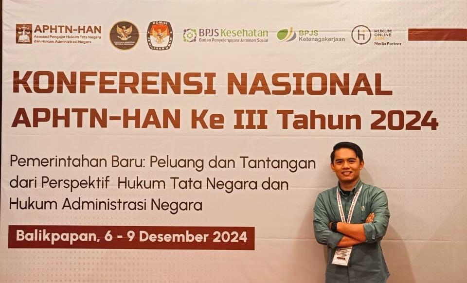 Helmi Chandra SY, SH, MH Dosen FH Tampil di Konferensi Nasional Asosiasi Pengajar Hukum Tahun 2024