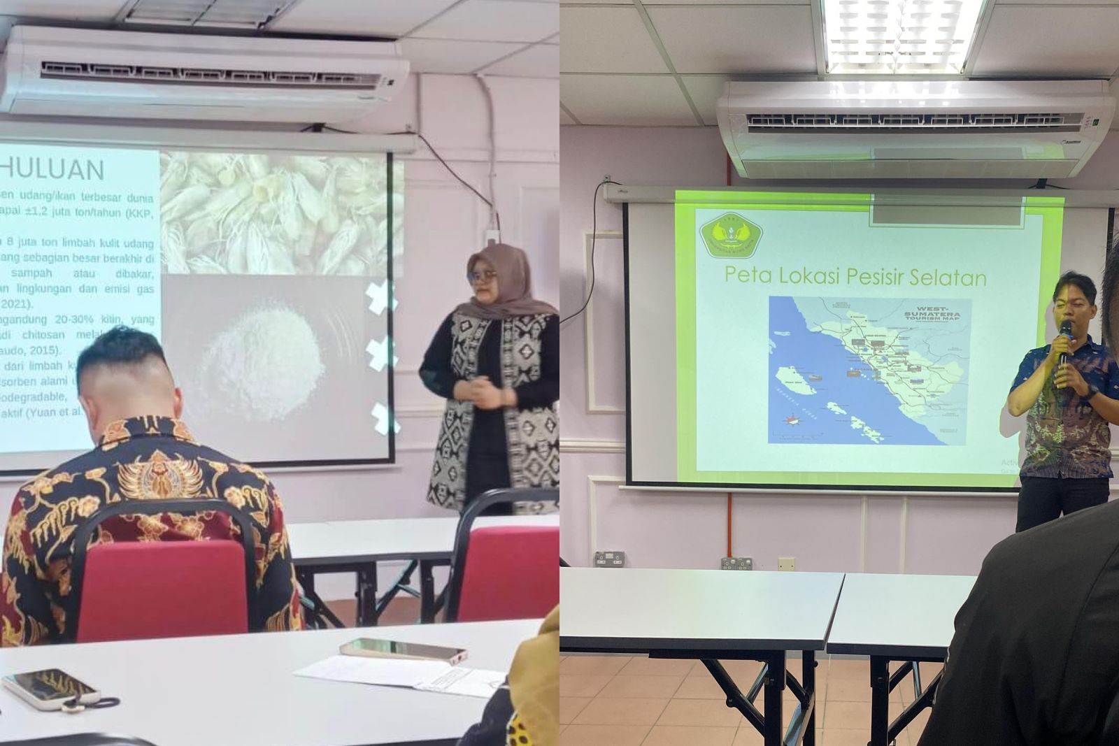 Mahasiswa Magister SP2K Fakultas Perikanan dan Ilmu Kelautan Presentasi Di UiTM Malaysia