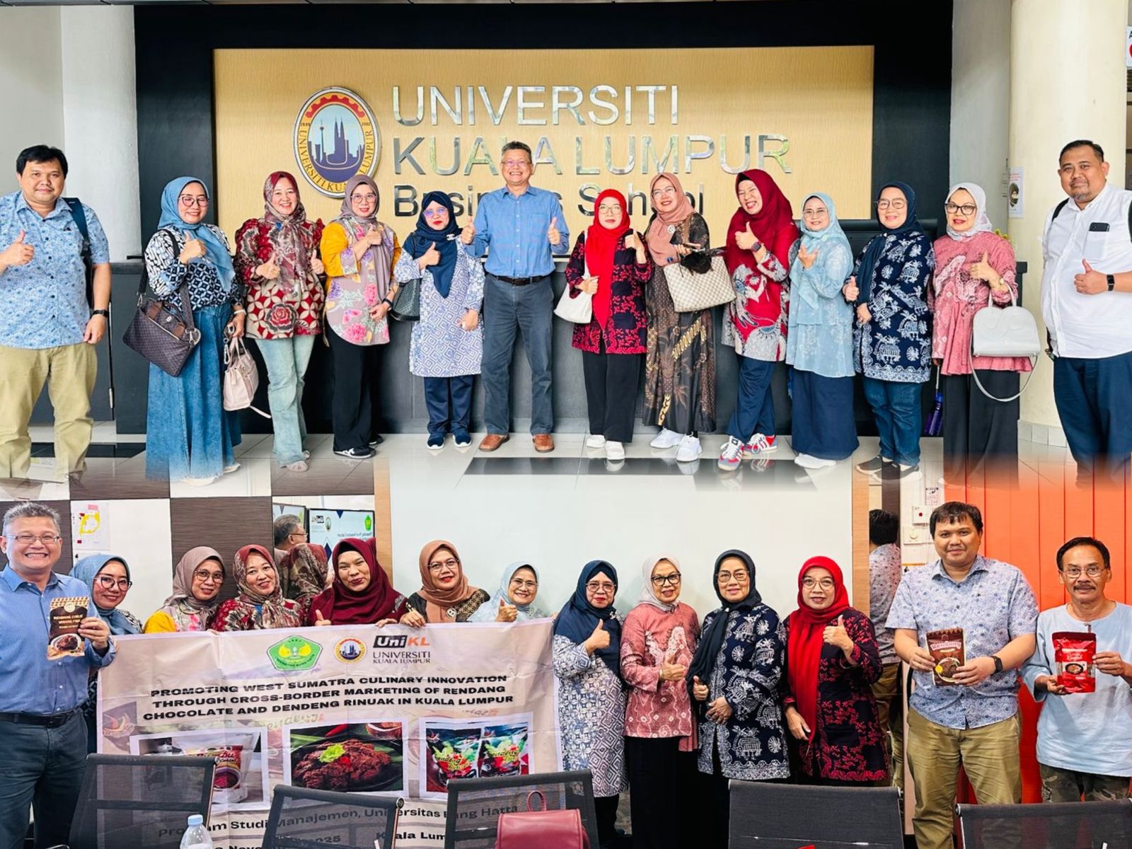 Dosen Manajemen Universitas Bung Hatta Laksanakan PKM Internasional Dorong Inovasi Kuliner Sumbar Menembus Pasar Internasional di Kuala Lumpur