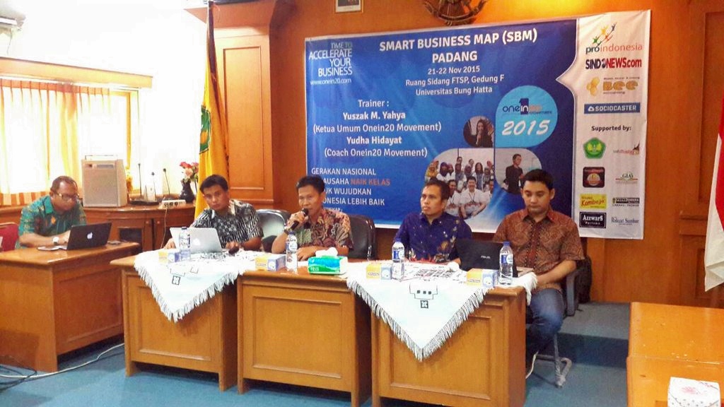Workshop Smart Business Map Sumbar  di Universitas Bung Hatta